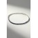 Bracelet "ice" 1 row, blue color in silver, 7 cm