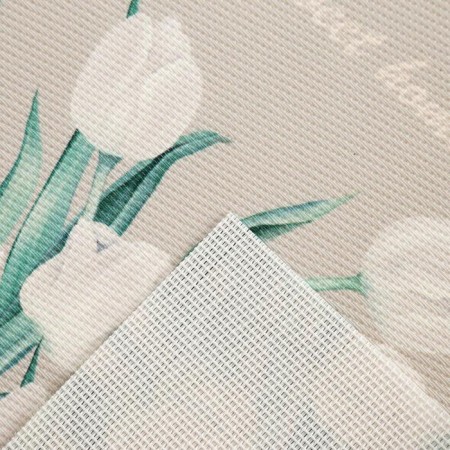 Napkin on the table "White Tulips"-3