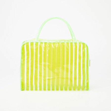 Lightning cosmetic bag, green color-1
