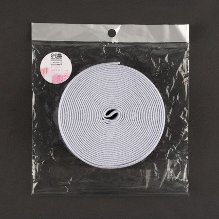 Elastic woven soft 40mm*5 ± 1 -yard wide strip white/black au-2