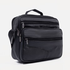 Male bag, black color
