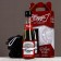 Gift set of cosmetics "Be the best!", Shower gel 250 ml and washcloth, Hard line