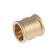 Zein coupling, 1/2 ", internal thread, brass
