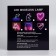 Neon sign "Headphones", 27x27 cm, USB, pink-blue