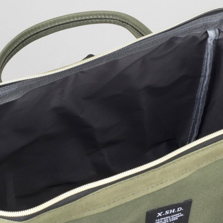 Bag-rug 2 in 1 on wheels 18 ", lightning department, external pocket, green color-10