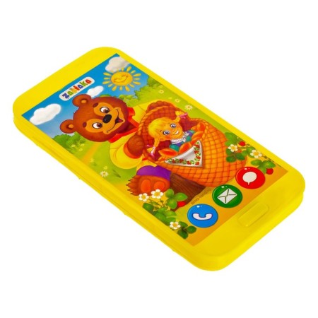 Game set "Favorite Tales": phone, glasses, hours, Russian voice acting, yellow color-2