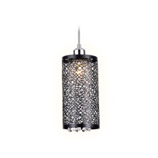 Suspended lamp with a replaceable lamp Ambrella Light, TraDitional, TR3637, E14, Color Chrome