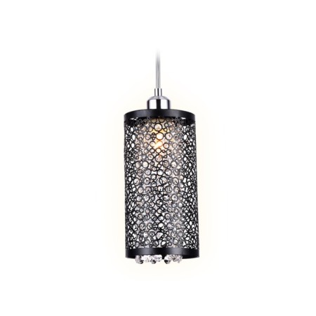 Suspended lamp with a replaceable lamp Ambrella Light, TraDitional, TR3637, E14, Color Chrome