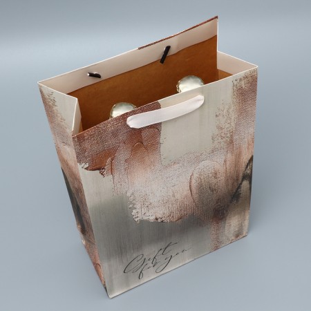 Gift package for two bottles, packaging, Bronza, 35 x 20 x 9 cm-2