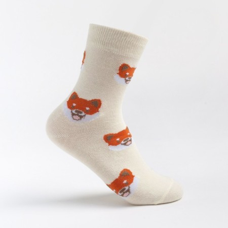 Children's socks, dairy color/dog print, size 16