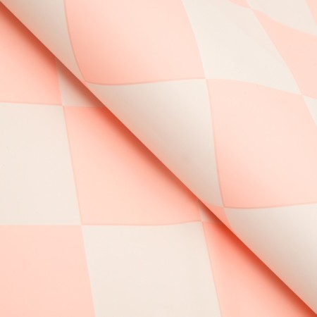 Flower film "Chess", Pink, 0.58 x 0.58 m-1