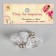 Pen for the casket metal "Crystal" set 2 pcs silver 2.5x2.8x2.8 cm