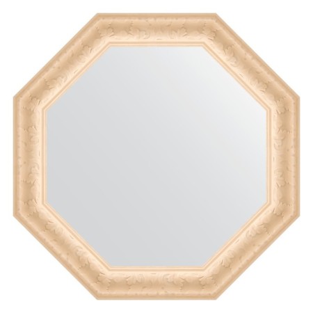Mirror in the baguette frame, old gypsum 82 mm, 70x70 cm