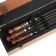 Set with skewers Gift "Classic No. 1" in a case made of wood