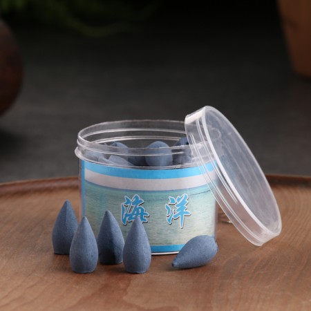 Incense conical "ocean", bullet, 40 capsules, laying smoke