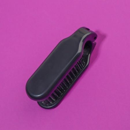 The comb is massage, folding, with a mirror, 3 × 10 cm, black color-2