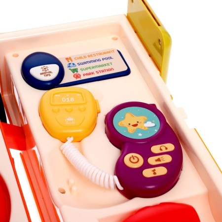 Musical steering wheel 2 in 1 "bus driver", sound effects-6