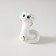 Souvenir Ceramics "Snake with Flower" with gold 2.7x4x6 cm