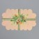Box for confectionery products with PVC lid "Mandarins and needles", 10.5 x 21 x 3 cm, New Year