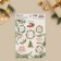 Paper stickers "Gift", for gifts, 14 x 21 cm, New Year