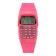 Watch of Electronic nursery, with a calculator, silicone strap, L-21 cm, pink