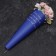 Flower film, curly, blue, 55x30x45 cm