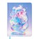 Notebook Gift Book 96l, line, color cut, PVC anime PVC cover (17.7x12.4cm)