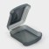 Container for sandwiches, 17 × 13 × 4.2 cm, black color