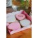 Cookie box, confectionery packaging with PVC lid, Happy Time, 15 x 15 x 3 cm