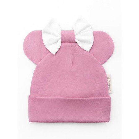 Children's cap Amarobaby Nature Essence Mini, size 44-46, pink color