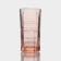 High glass glass "Dallas", 380 ml, pink color