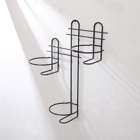Suspension for Kashpo wall-mounted "Direct-3", d = 16 cm, black
