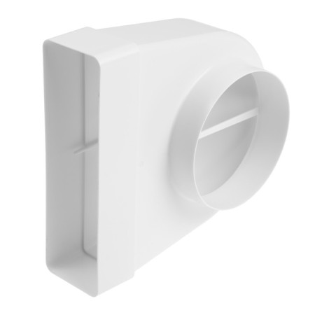 Zein connector, 60x204 mm, d = 125 mm, corner, ventilation-2