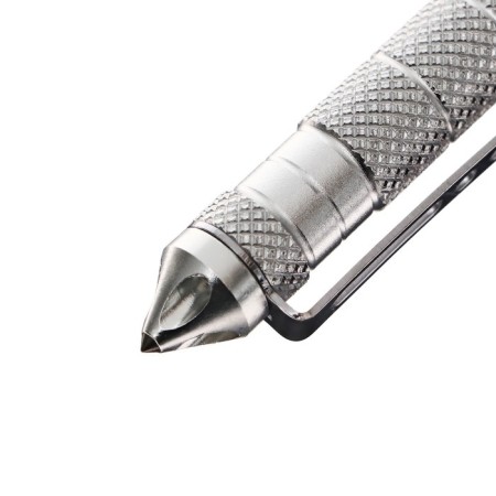 Handle Gift Gift rotary, Metal silver body, tactical-2