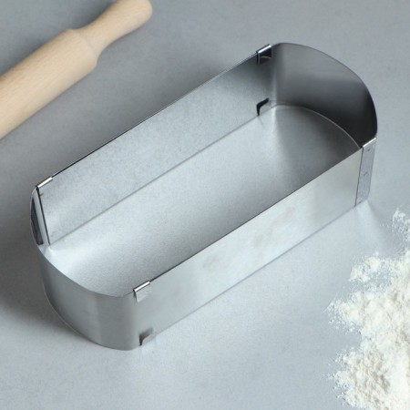 Baking form with the size of the “oval” size, H -6.5 cm, 24x10 - 41x10 cm-1