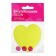 Block with a sticky edge paper 70x70mm, Erichkrause "Heart Neon", 50 sheets, yellow