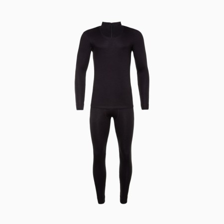Male thermal underwear (jumper, pants), black color, size 46-4