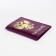 Cover for passport, lilac color