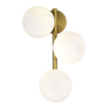 Wall lamp EVOLUCE. Sle1191-201-03. Fratta. 3x60 watts, E27, 25x38 cm, golden color