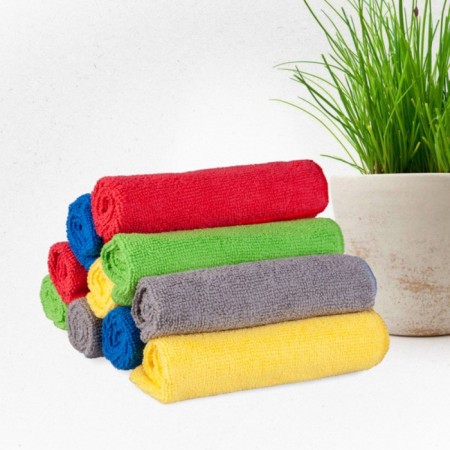 Set of SkyWay napkins, microfiber, 30*30 cm, rectangles, 10 pcs.-1