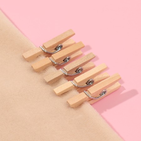 Brongs for sewing, 2.5 × 0.8 cm, 50 pcs, beige color-1