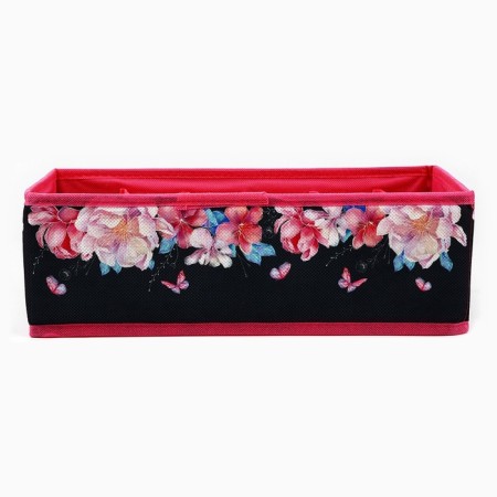 Organizer for storage, coffee for linen 6 cell "peonies", 32 x 15 x 10 cm-2