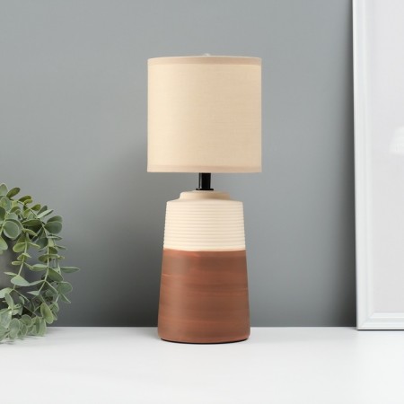Table lamp "Plant" 1x40W E14 Brown 12.5x12.5x34cm