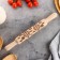 Carved rocking with patterns "Balloons" for baking, Beech, 40 mm × 350 mm