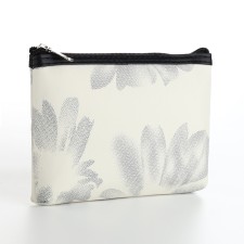 Косметичка простая Шарм, 20*3*12, отд на молнии, белый
