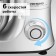Kitchen machine Redmond RKM-4030, 1200 W, 5 l, 6 speeds, 3 nozzles, silver