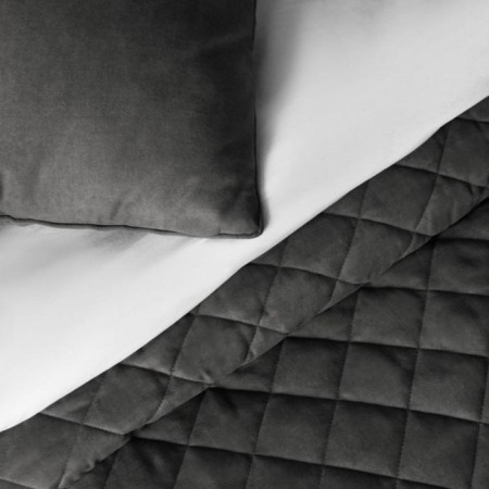 Cover with pillowcases "Kim", size 160x220 cm, color wet asphalt-2