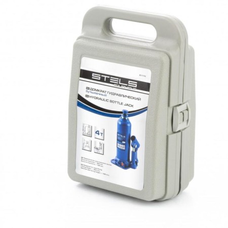 The jack of hydraulic bottle stels 51174, rise 188–363 mm, in the case, 4 tons-3