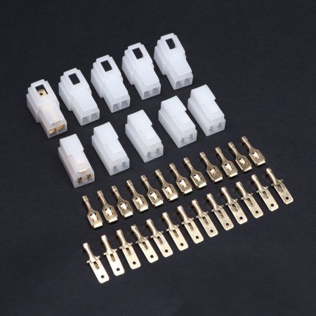 Car connector, dj7031-6.3-11/21, 3 contacts, set 5 pcs
