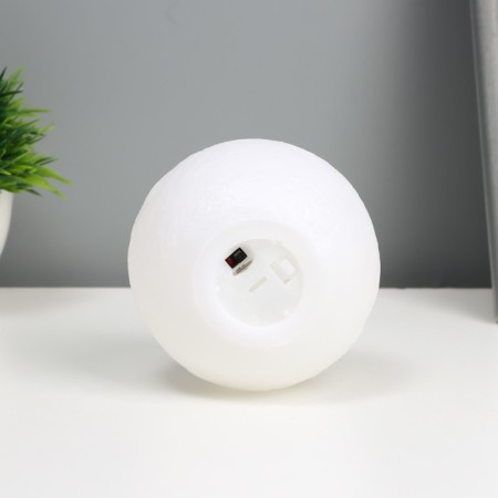 Night Plastic "Moon White Average" from BAT 3LR44 in set 10x10x9 cm Risalux-3
